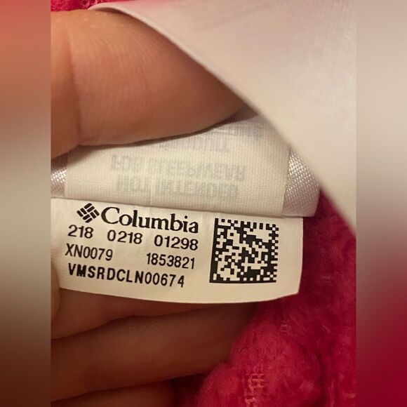 Columbia Baby girl infant Fleece Bunting Snowsuit Bodysuit Interchange 12-18mo - Picture 5 of 8